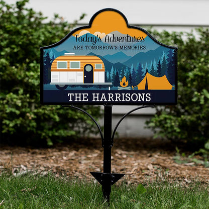 Personalized Camping Magnet Yard Sign