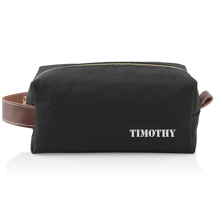 Personalized Canvas Toiletry Kit