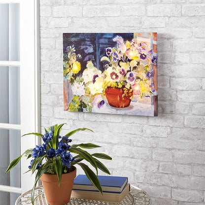 Lighted Indoor / Outdoor Canvas Wall Art