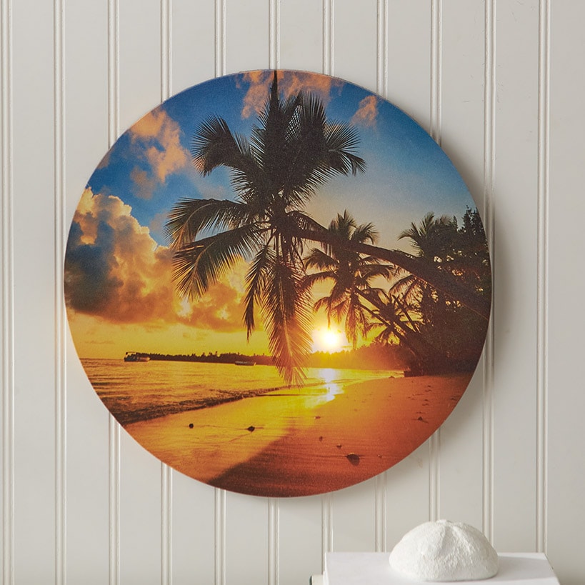Surfside Lighted Canvas Wall Art
