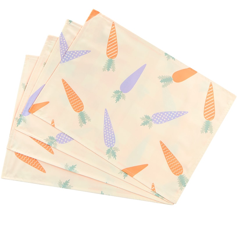Spring Carrots Table Runner or Set of 4 Placemats