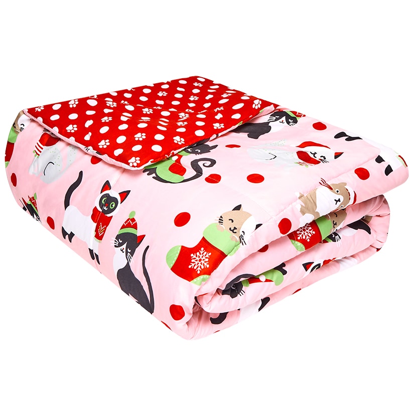 Cat Christmas Complete King Comforter Set#select-size_king