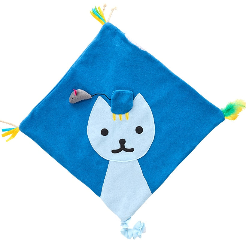 Cat Indoor Play Mat With 5 Attached Toys