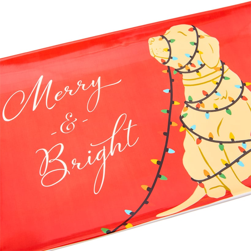 Merry Lights Set of 4 Mini Bowls or Ceramic Tray