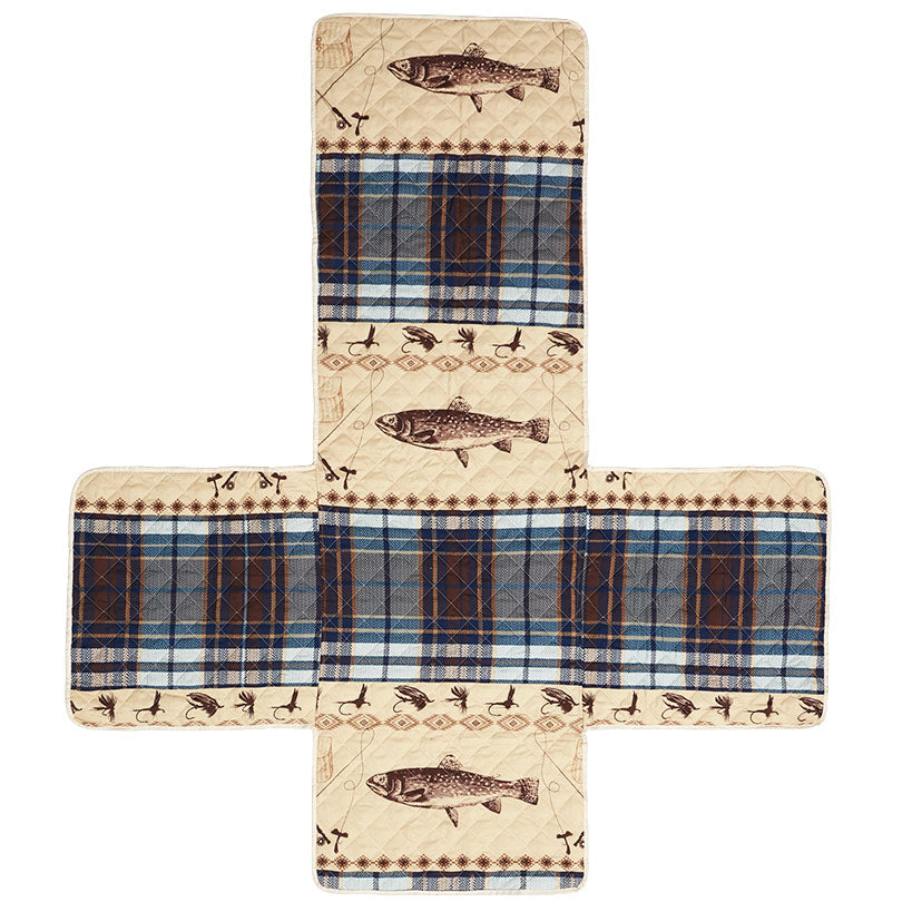 Fly Fishing Quilted Furniture Cover Chair, Loveseat, or Sofa#select-cover_chair