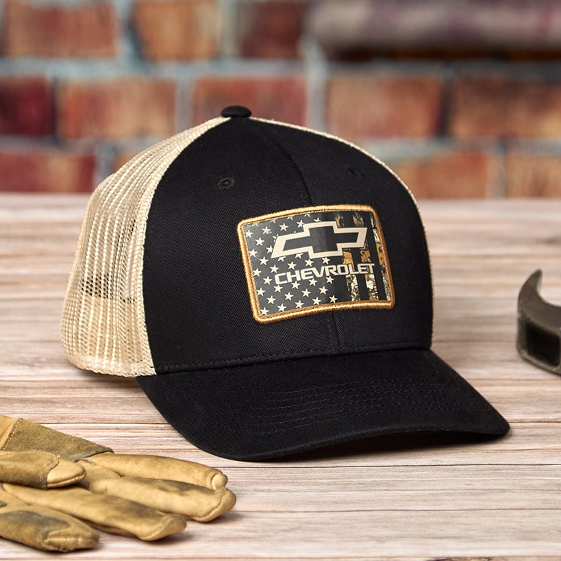 Chevy Trucker Hat#select-hat_flag