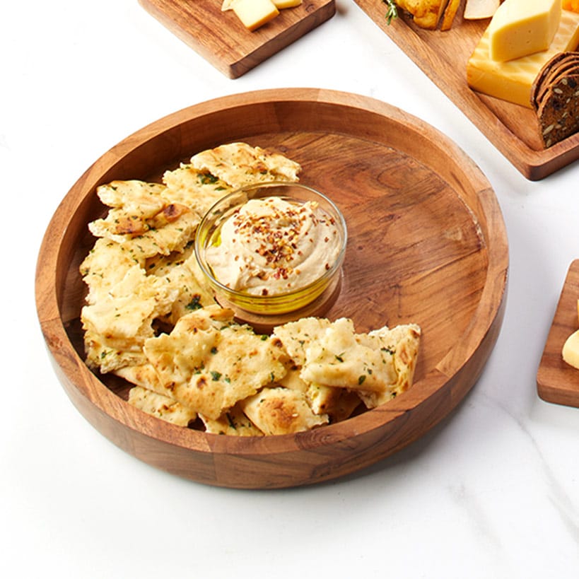 Acacia Wood Chip and Dip Platter or Set of 2 Charcuterie Boards#select-item_chip-and-dip-platter