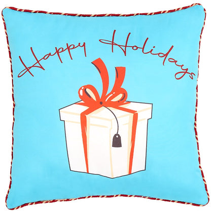 Happy Holidays Decorative Pillow