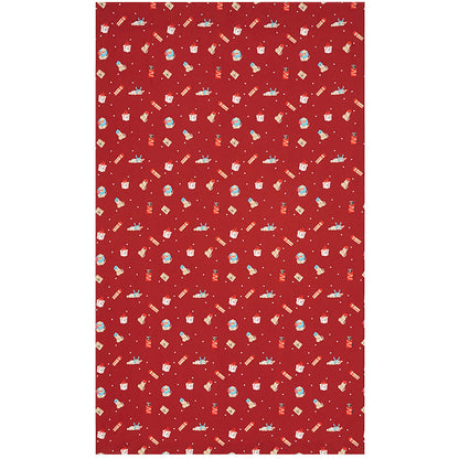 Christmas Dogs Window Panel 50" x 63" or 50" x 84"