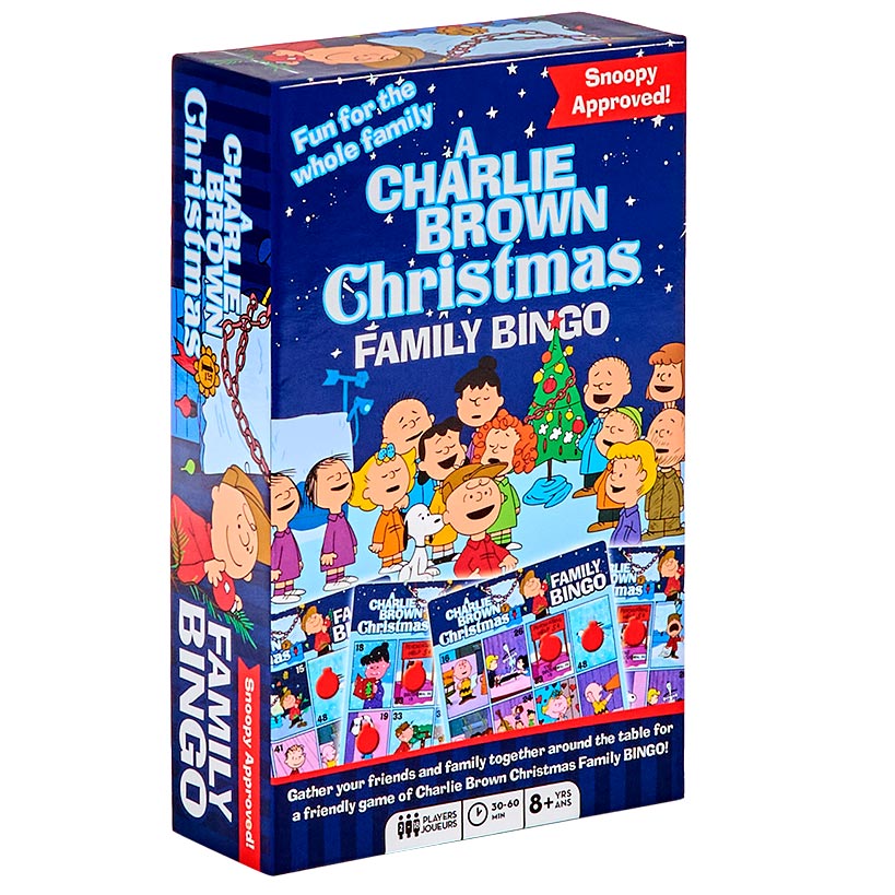 Charlie Brown Christmas Family Bingo