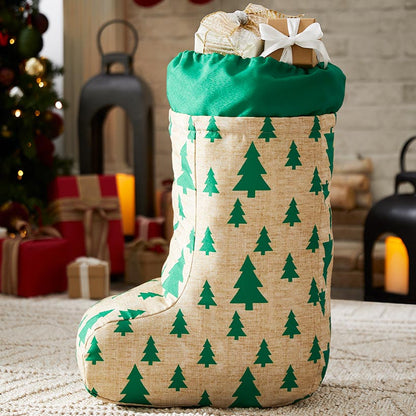 Large Stocking-Shaped Gift Bag