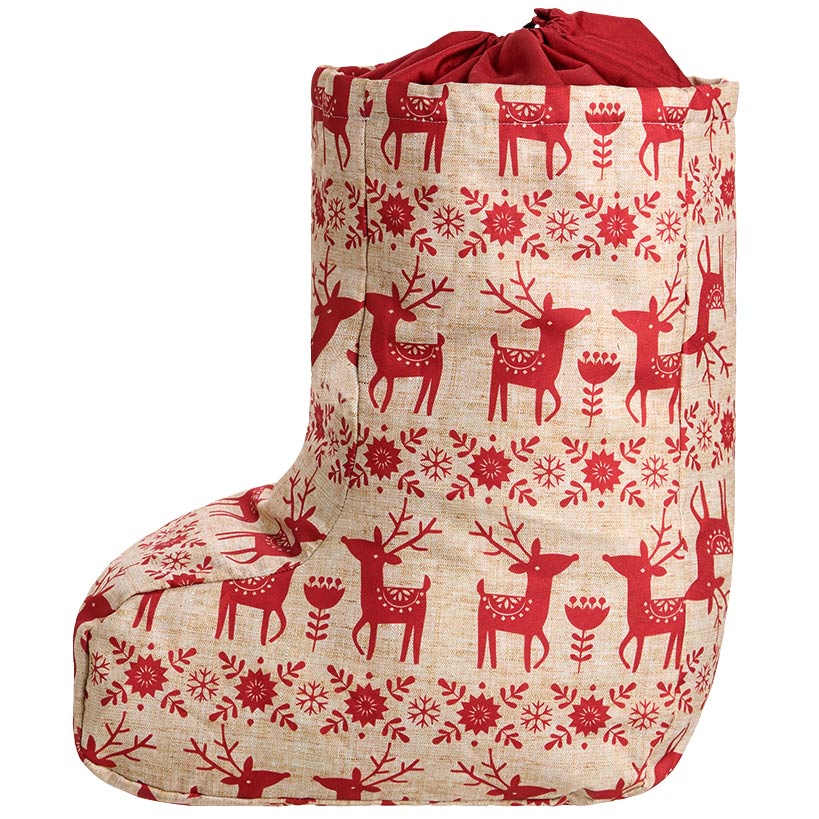 Large Stocking-Shaped Gift Bag