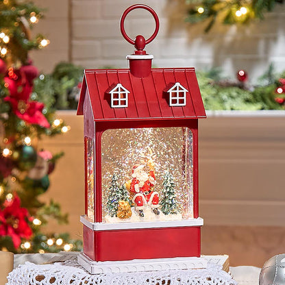 Christmas Lighted Snowing Decor