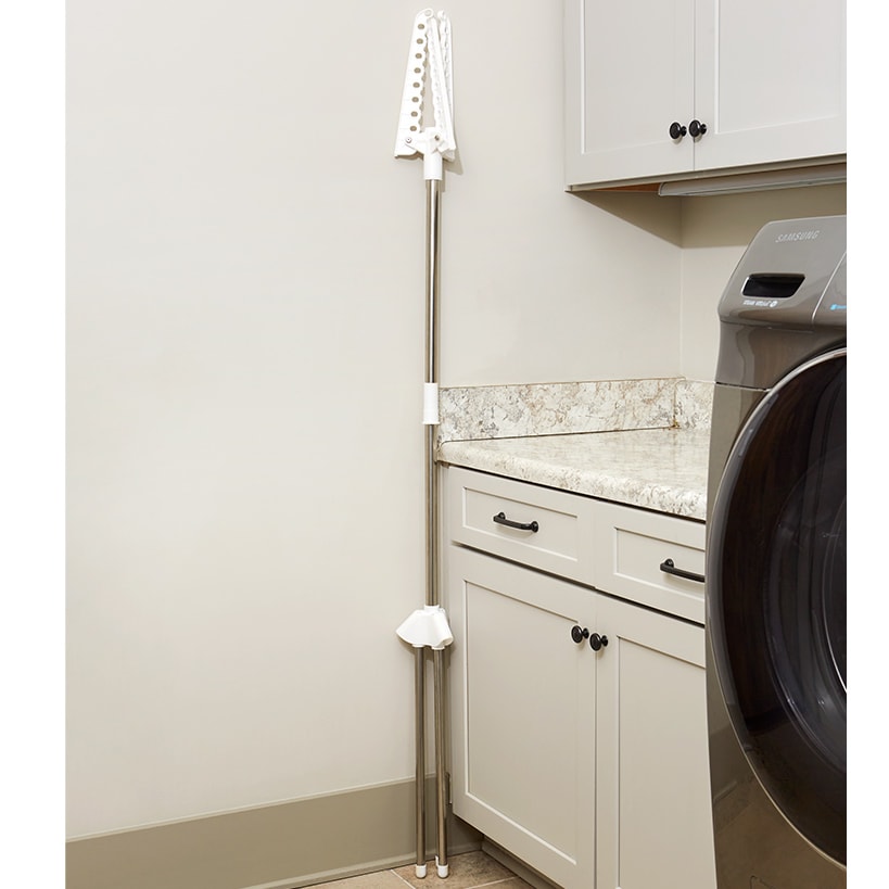 Space-Saving Folding Laundry Clothing Drying Rack with 3 Arms