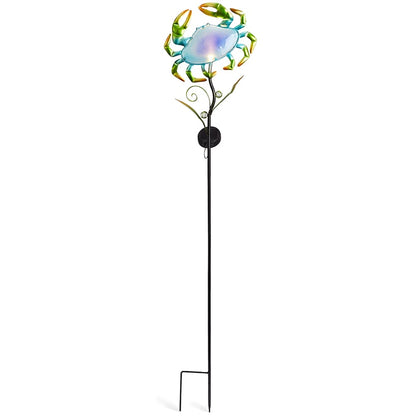 Coastal Sea Creature Solar Lighted Stake - Fish or Seahorse
