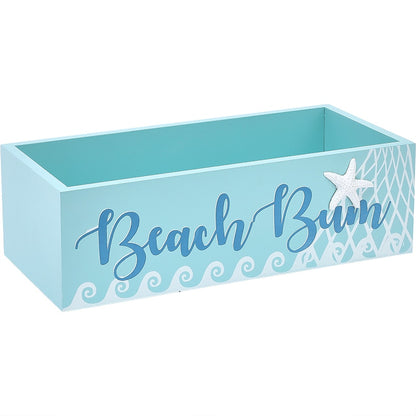 Coastal Laundry Storage - Wood Tray