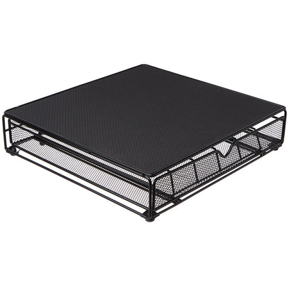 Countertop Metal Coffee Pod Storage Drawer and Stand for Kitchen