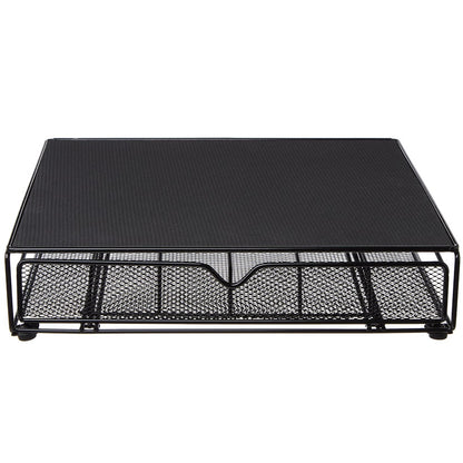 Countertop Metal Coffee Pod Storage Drawer and Stand for Kitchen