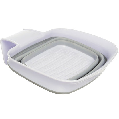 Collapsible Colander with Strainer for Kitchen Sink