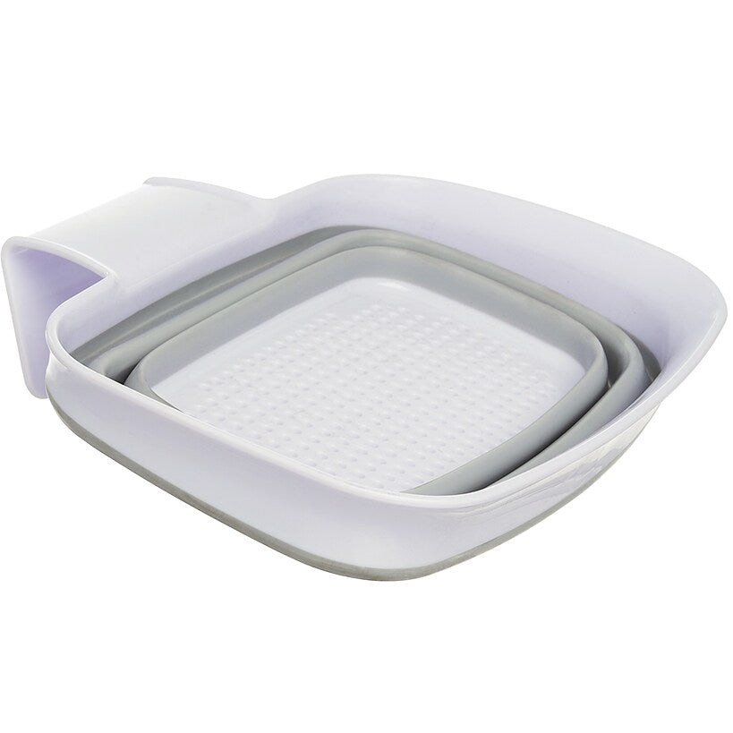 Collapsible Colander with Strainer for Kitchen Sink