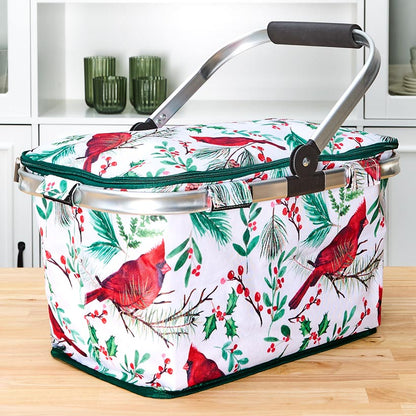 Festive Collapsible Storage Basket