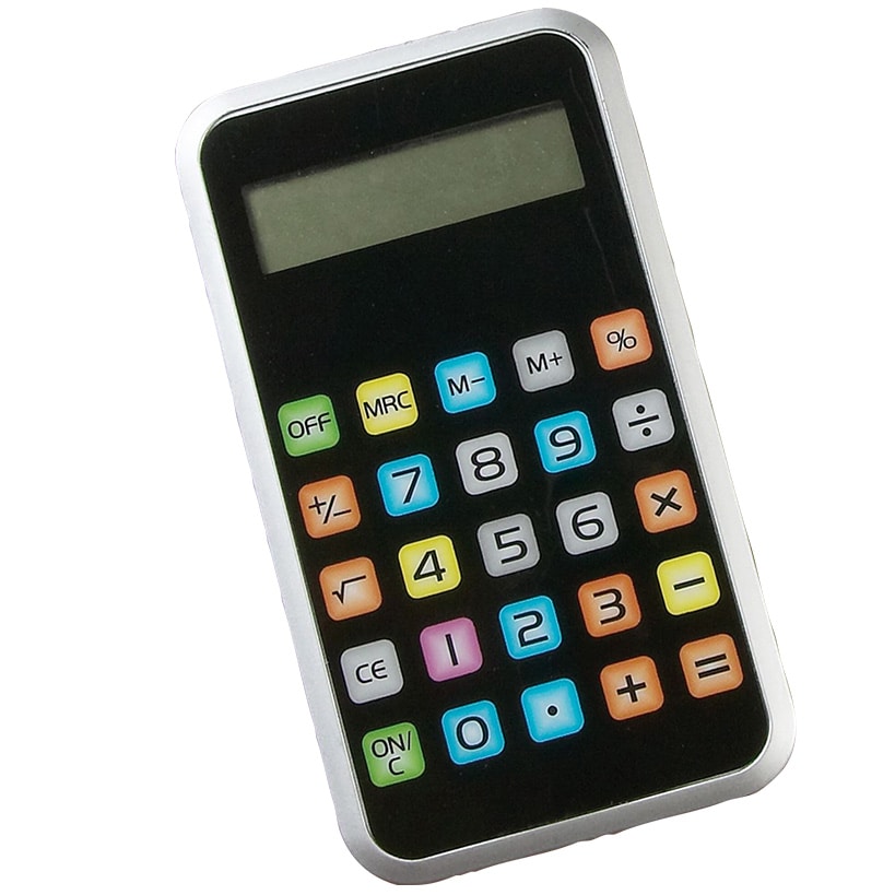 Easy Read Calculator with Colorful Keys