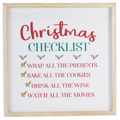 Checklist Wall Art
