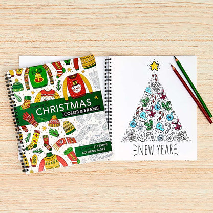 Simple 1-2-3 Color & Frame Coloring Books