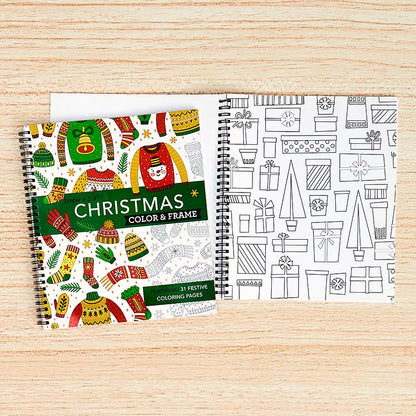 Simple 1-2-3 Color & Frame Coloring Books