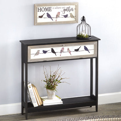 Bird Motif Console Table