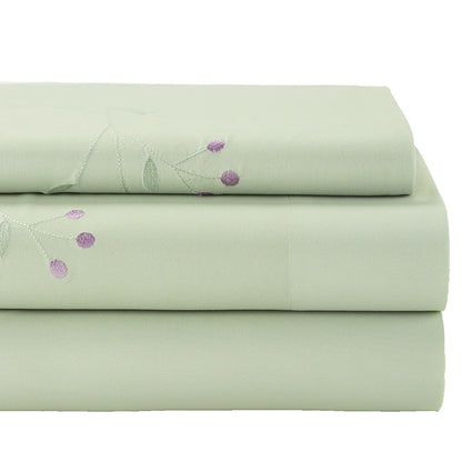Constance Embroidered Microfiber Sheet Sets