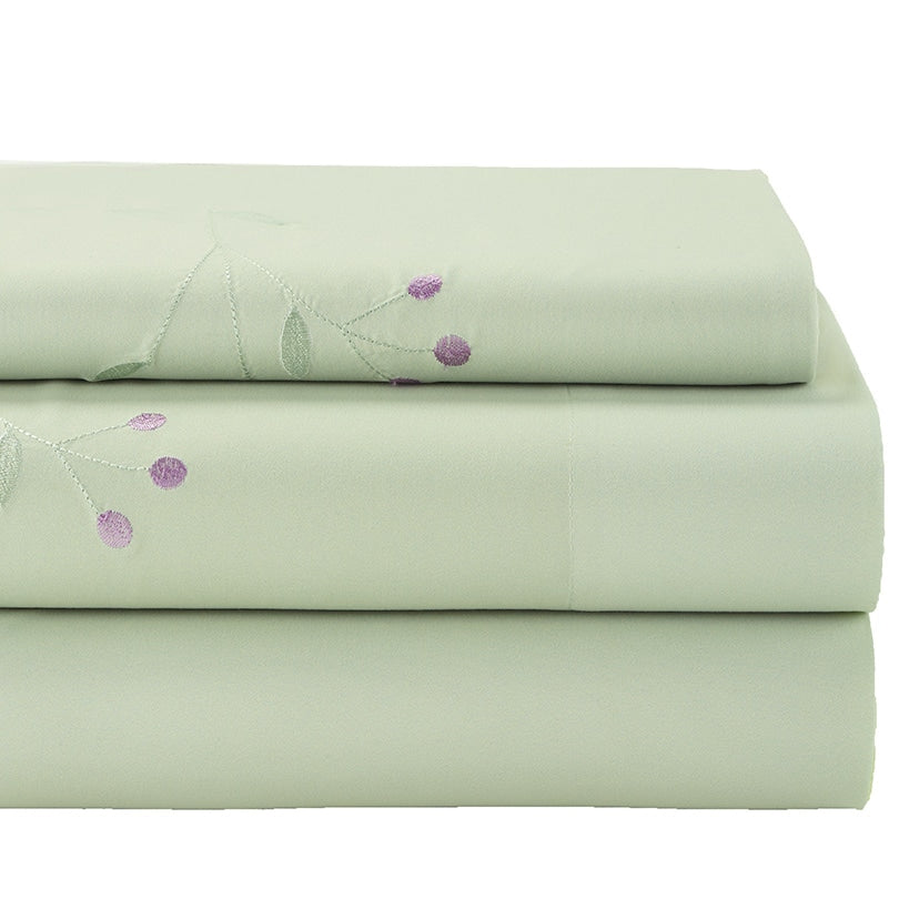 Constance Embroidered Microfiber Sheet Sets
