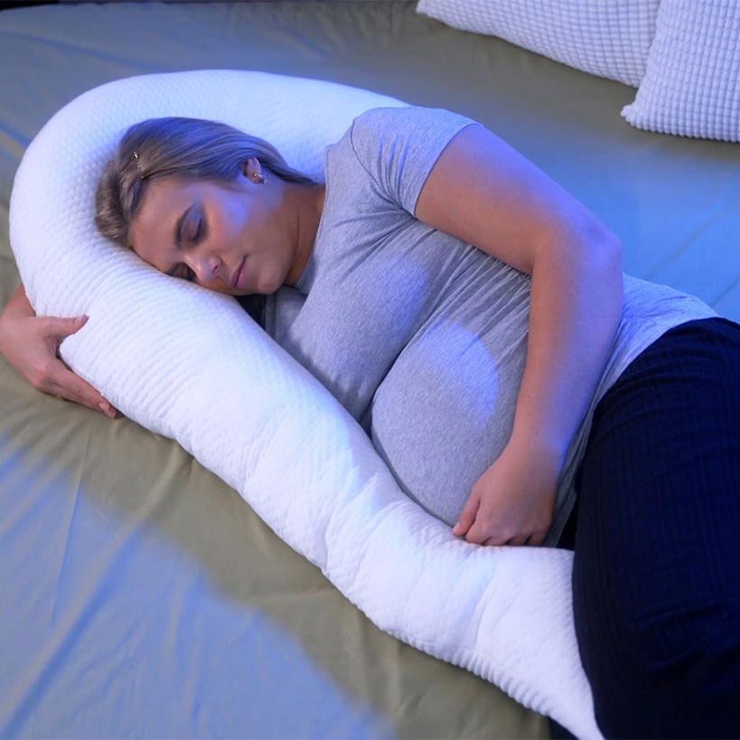 Contour® Comfort Swan Body Pillow Cozy Support for Side Sleepers