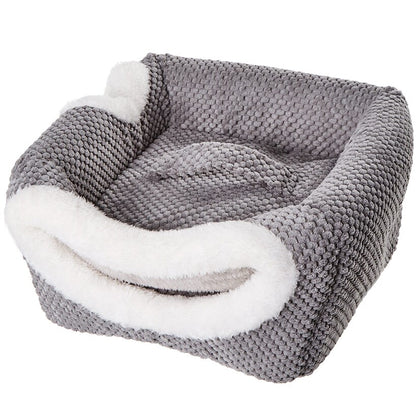 Convertible Pet Holder - Cozy House and Spacious Bed in One