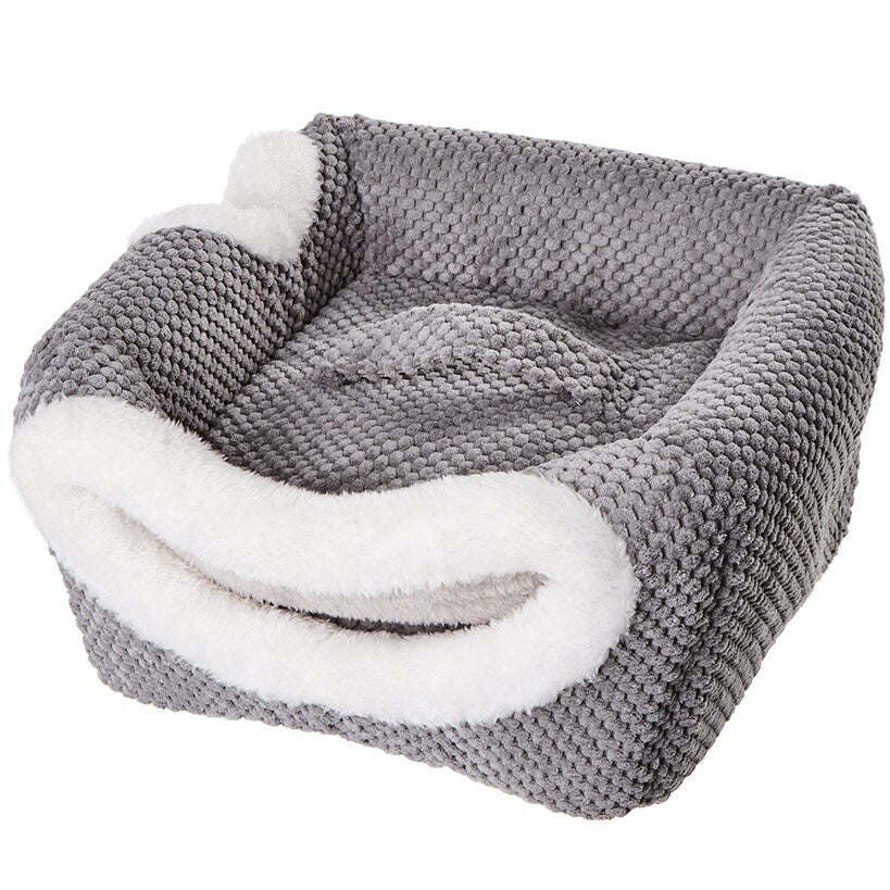 Convertible Pet Holder - Cozy House and Spacious Bed in One