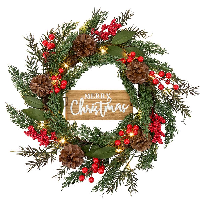 Country Christmas Wreath