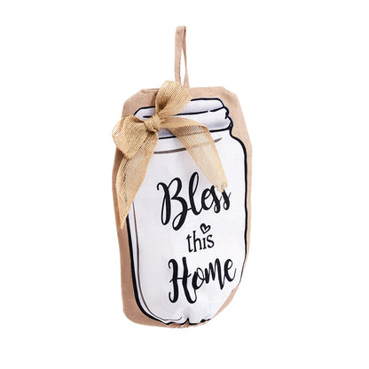 Decorative Grocery Plastic Bag Holder and Organizer - For Kitchen