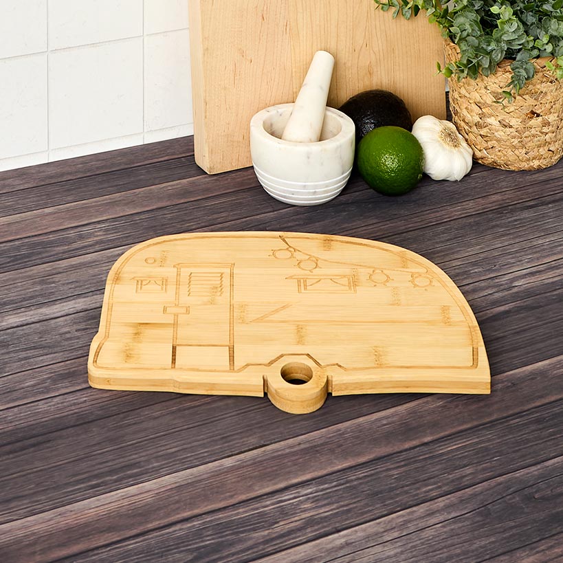 Camper Shaped Cutting Board