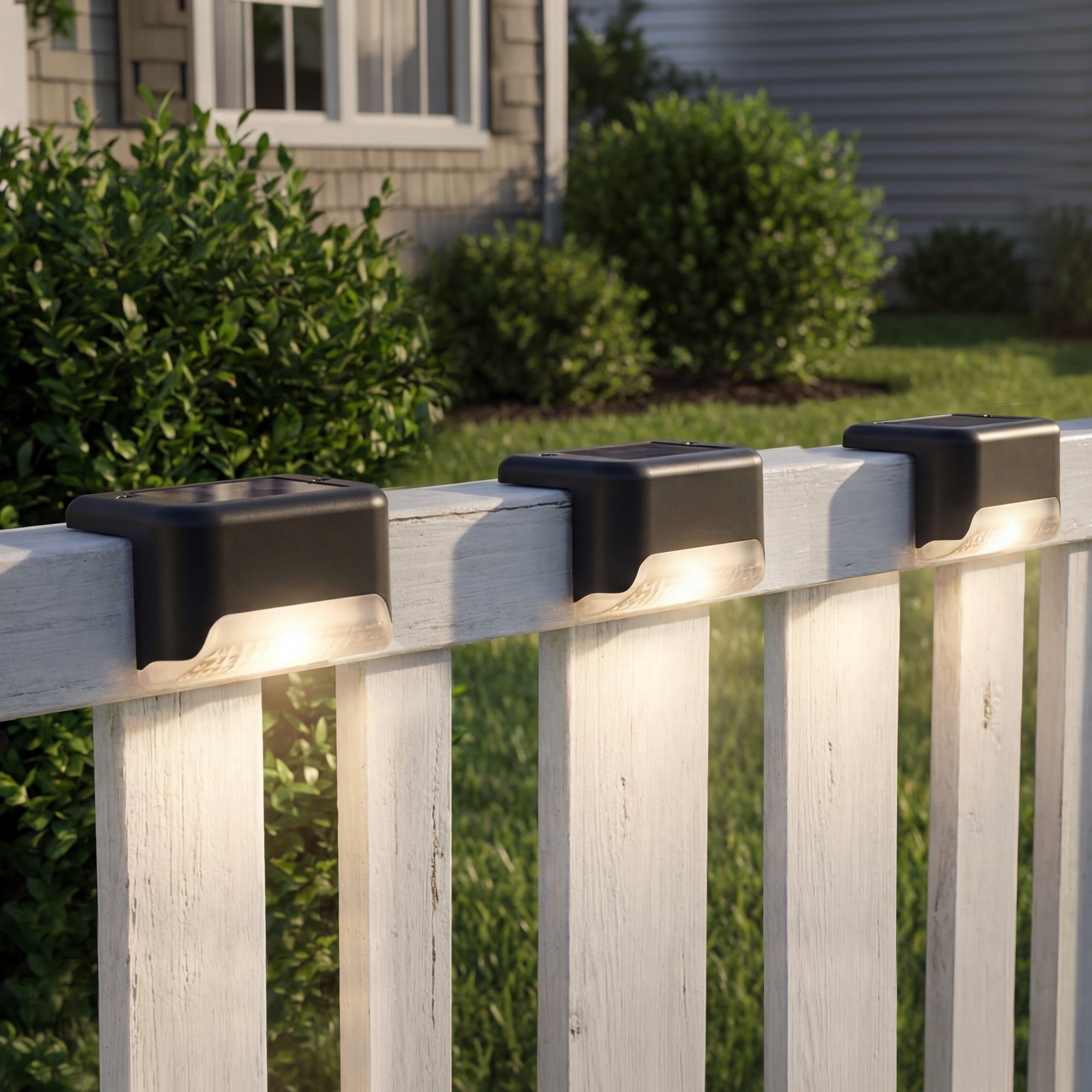 Solar LED Deck Lights Set of 3