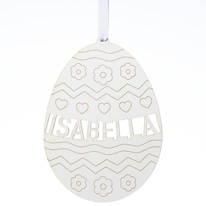 Personalized Easter DIY Wood Egg