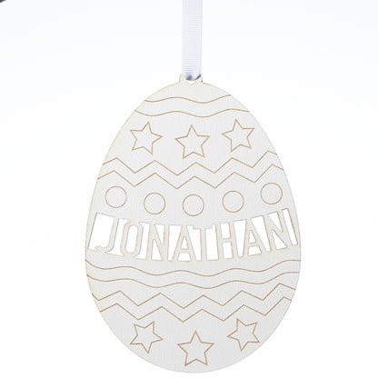 Personalized Easter DIY Wood Egg