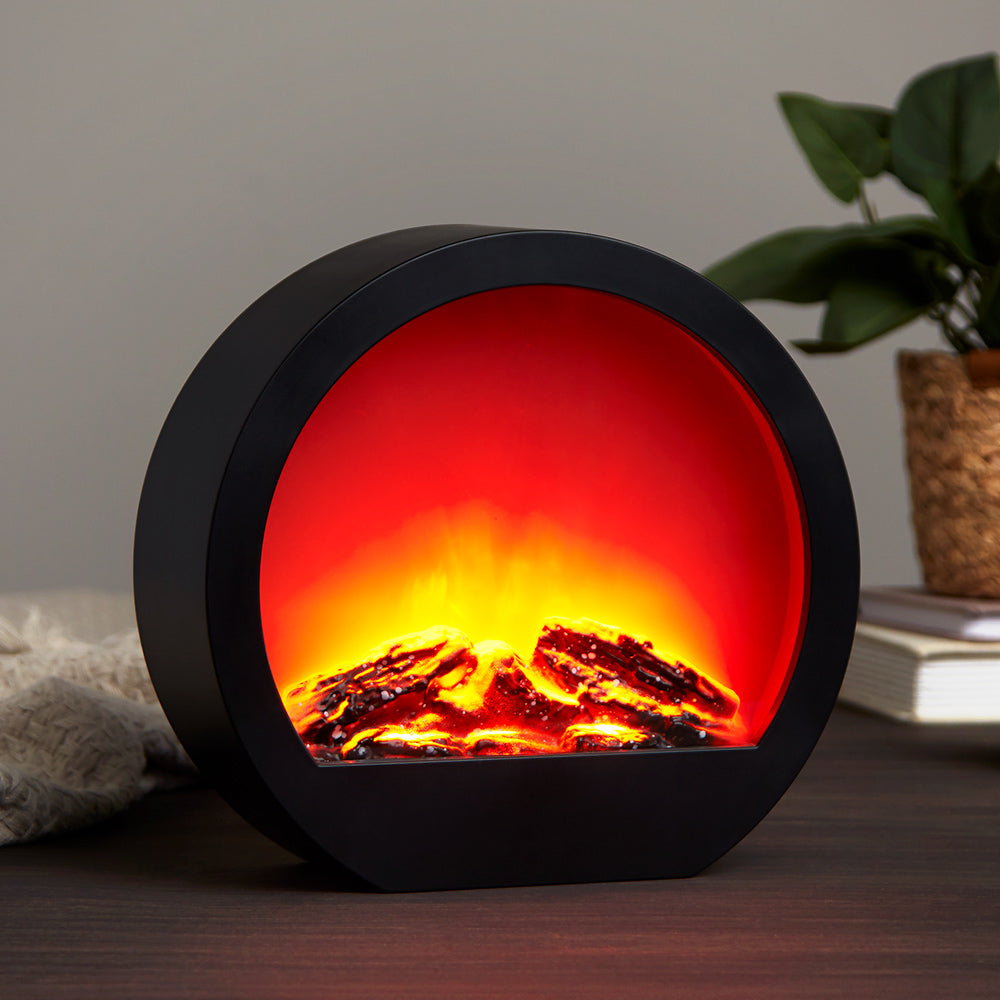 LED Simulated Flame Indoor Decorative Fireplace with 6-Hour Timer | LTD ...