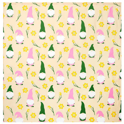 Daffodil Gnomes Shower Curtain, Rug, Hand Towels, Valance, or Hooks