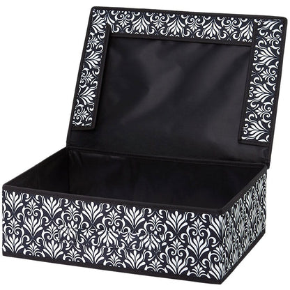 Damask Bedroom or Closet Storage Bin Organizer