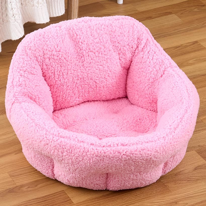 Deep-Dish Sherpa Pet Bed