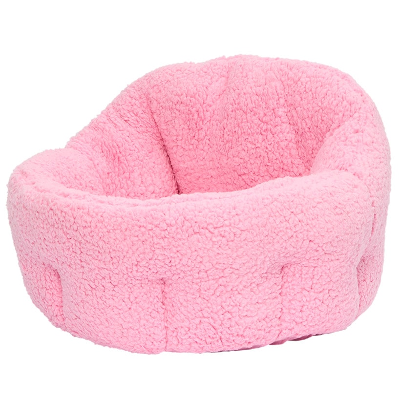 Deep-Dish Sherpa Pet Bed