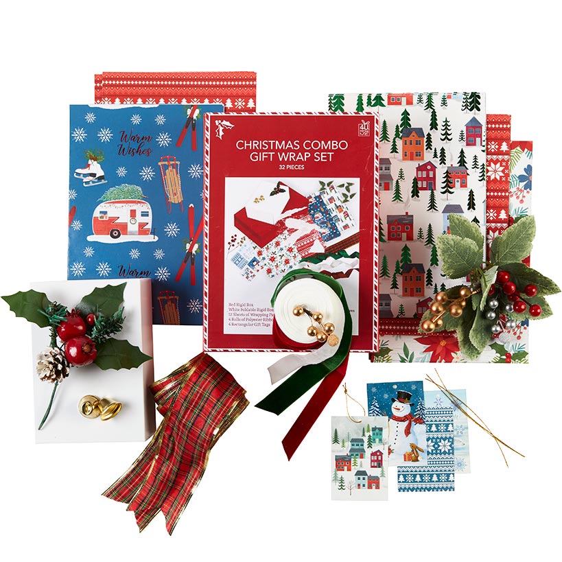 Deluxe Combo Gift Wrap Set
