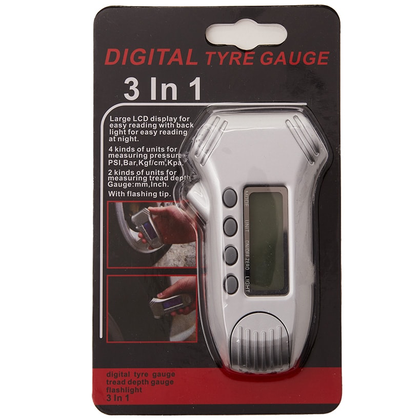 Digital Tread Depth Tire Pressure Gauge