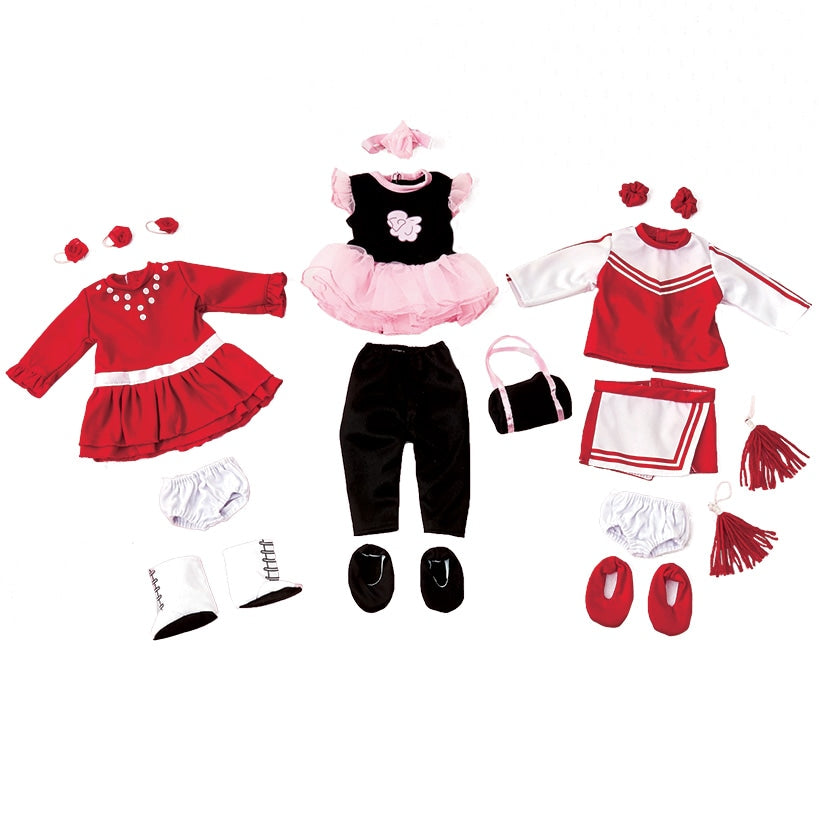 Doll Outfits, Set of 3 or Shoe Set for 18" Doll
