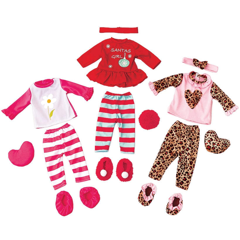 Doll Outfits, Set of 3 or Shoe Set for 18" Doll